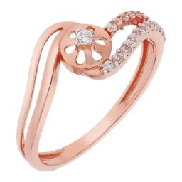 Malabar Gold and Diamonds 18K (750) BIS Hallmark Rose Gold Ring for Women-picture-13