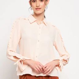 Madame Mint Green Regular Fit Shirts-picture-15