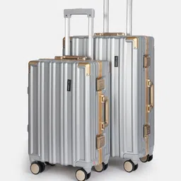 Kenneth Cole Set Of 2 Textured Hard Sided Trolley Bag 120L-image-75