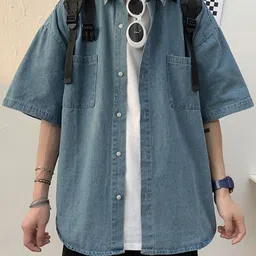 StyleCast x Revolte Men Cutaway Collar Solid Casual Shirt-image-74