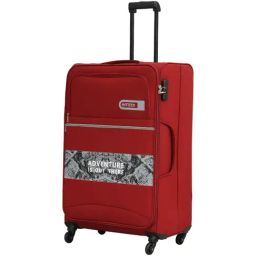 Citizen Adventure Vista Red Printed Soft Large Trolley Bag - 77 Cms-picture-8