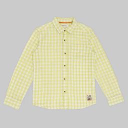 Pantaloons Junior Boys Luminary Green Cotton Checks Shirt-picture-39