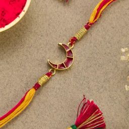 Fabindia Women Red Solid Rakhi with Tie-Up Closure-26