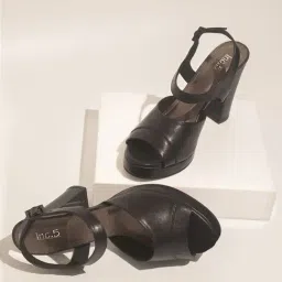 Inc.5 Women's Black Ankle Strap Sandals-image-14