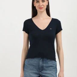 TOMMY HILFIGER Navy Slim Fit T-Shirt-picture-42