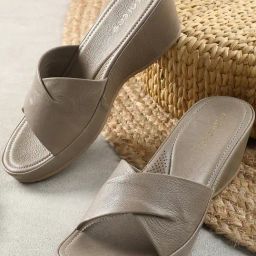 Liberty Women's Beige Slides-picture-1