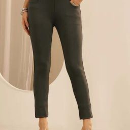 Libas Green Slim Fit Jeggings-image-79