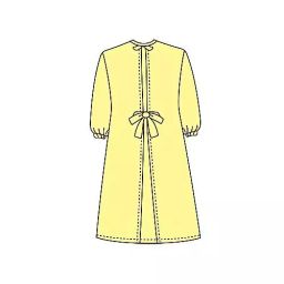 AS ONE Antibacterial Protective Clothing S Size 65% Polyester 35% Cotton Mint Green, M-6400-image-47