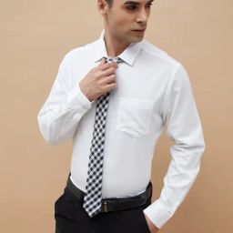 Code By Lifestyle White Regular Fit Shirt-28