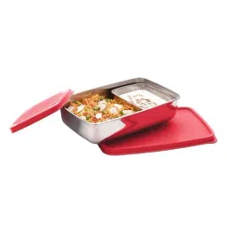 SignoraWare Red Steel Compact Lunch Box - Set of 2 (700 ml)-picture-38