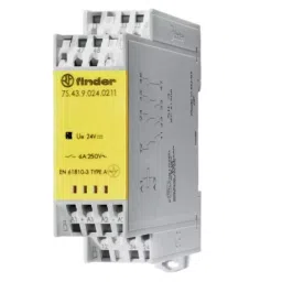 Finder DIN Rail Non-Latching Relay with Guided Contacts 48 V DC Coil 6 A Switching Current 3P, 7S4390480211 (Pack of 5 Pcs)-picture-44