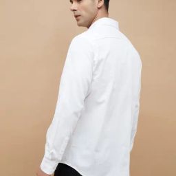 Code By Lifestyle White Regular Fit Shirt image 2