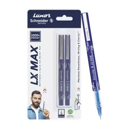 Schneider LX-Max Blue Roller Ball Pen Needle Tip (Pack of 2)-image-6