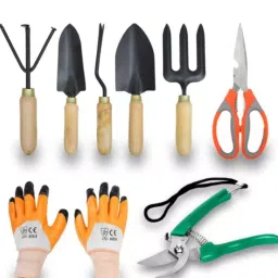 Goniry GOR0012 Gardening Tool Set with Wooden Handle Cultivator-image-72