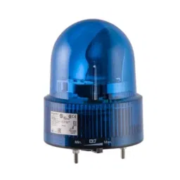 Schneider Electric Blue Color 24 V AC/DC Rotating Mirror Beacon Without Buzzer, XVR12B06-43