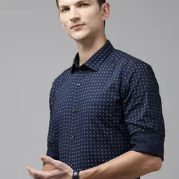 Park Avenue Men Slim Fit Printed Formal Shirt-image-43
