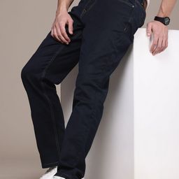 WROGN Men Relaxed Fit Light Fade Stretchable Jeans-picture-46