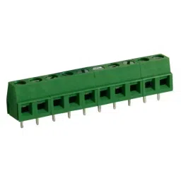 RS PRO 10 Pin PCB Terminal Block 5 mm Pitch Screw Termination, 8970878-24