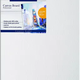Faber-Castell 25x30 cm Art Canvas Board White (Set of 3 )-(891012 )-17