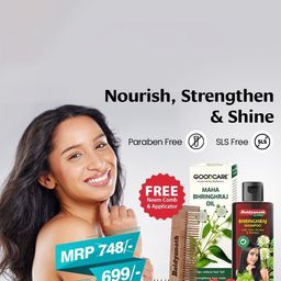GOODCARE Set Of 3 Mahabhringraj Oil & Bhringraj Shampoo - 200 ml Each With Hair Comb image 2