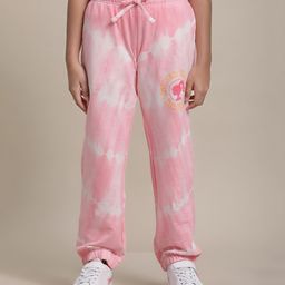Kidsville Mattel Featuring Full Length Barbie Printed Joggers - Pink-image-59