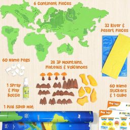 Imagimake Mapology World Political & Physical Map Puzzle - 100+ Pieces-25