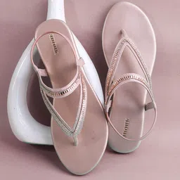 Anouk Women Embellished T-Strap Flats-image-19