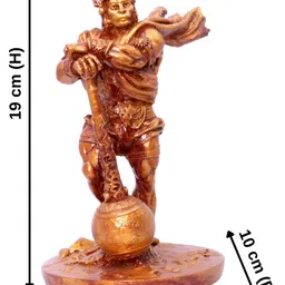 Aura Brown Hanuman Religious Idol Showpiece-image-75