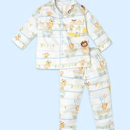 Fancy Fluff Boys Graphic Printed Night suit-image-96