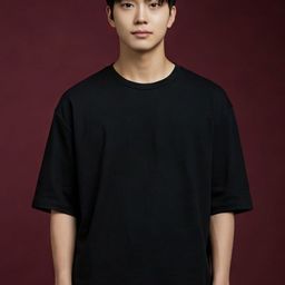SMAN Men Drop-Shoulder Sleeves T-shirt-image-95