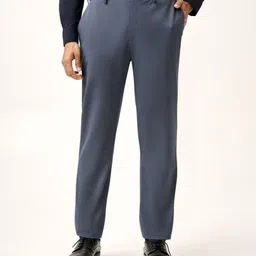 The Pant Project Men Water Repellent Relaxed Fit Stretch Formal Trousers-16