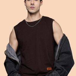 ETC Round Neck Sleeveless Regular Fit T-Shirt-image-60