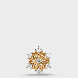 Jewelbox Mesmerizing Floret Diamond Nosepin-image-10