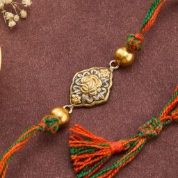 Fabindia Women Multi Solid Rakhi with Tie-Up Closure-image-6