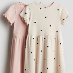 H&M 2-Pack Cotton Dresses-image-91