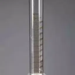 Glassco 10 ml Measuring Cylinder Graduated Class B with Hex Base Serialized 139.221.01A-33