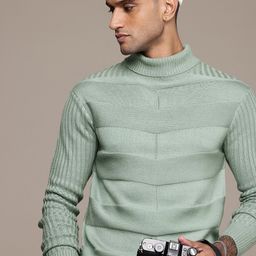 The Roadster Life Co. Self Design Turtle Neck Pullover-image-75
