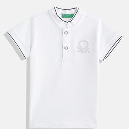 United Colors of Benetton Kids Boys Henley Neck T-Shirt-picture-15