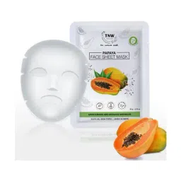 TNW - The Natural Wash papaya Face Sheet Mask - 20 gm-8