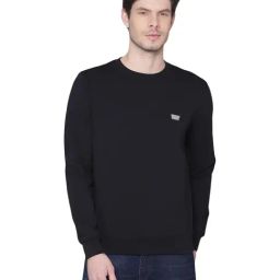 Antony Morato Black Cotton Slim Fit Sweatshirt-image-67