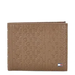 Tommy Hilfiger Erik Tan Casual Leather Bi-Fold Wallet for Men-78