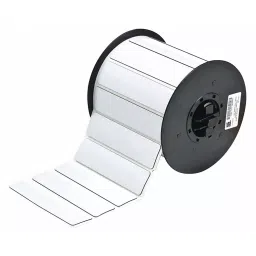 BRADY Gloss finish 0.0256 inch Precut Label Roll 300 Labels, 6UMV6 (White)-image-99