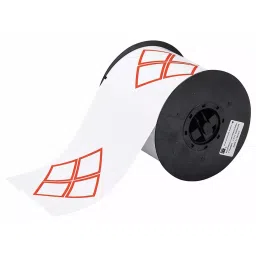BRADY Gloss finish 0.004 inch Precut Label Roll 200 Labels, 39F443 (White)-image-49