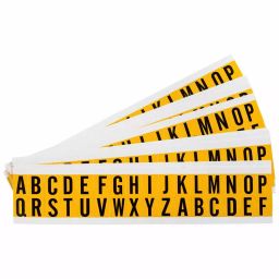 BRADY Non-Reflective Gothic Letter Label A to Z Character included, 32ME28 (Pack of 25)-image-1