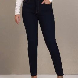 U.S. Polo Assn. Dark Blue Skinny Fit Mid Rise Jeans-image-73