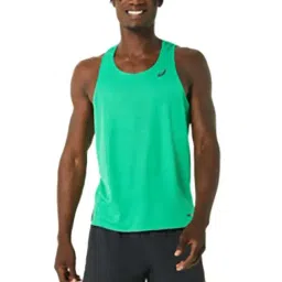 Asics Green Regular Fit Printed Sports T-Shirt-image-76