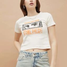Ginger By Lifestyle Off White Cotton Regular Fit Printed T-Shirt-picture-23