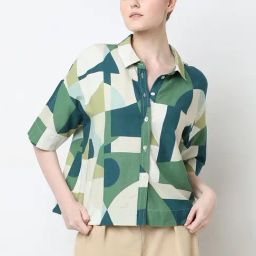 Vero Moda Multicolor Cotton Printed Shirt-image-85