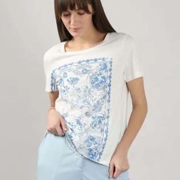 Vero Moda White Printed Top-picture-16