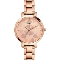 Helix by Timex Pink Round Dial Analog Womens Watch - TW041HL24-image-13
